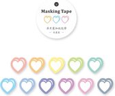 Regenboog Hartjes Stippen Washi Tape Stickers | Leuke To Do Dots | Bullet Points | Takenlijstjes Maken | Organizing | Organiseren| Taken lijst Maken | Planning | Planner Maken | Pl
