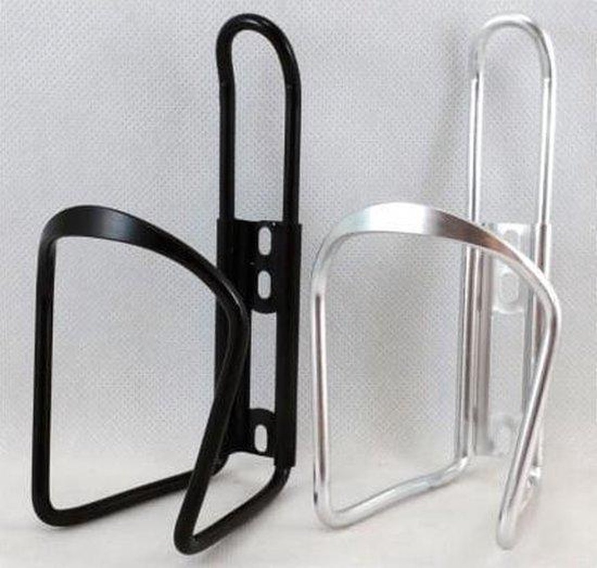 Bidon Houder - Zilver - Bidonhouder Titanium Zilver - Aluminium - 145 x 75 mm