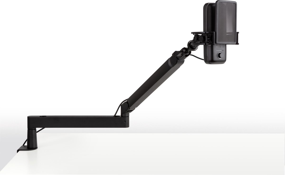 SHURE mv7x + Elgato Wave Mic Arm LP ブラック ワンアクションで頭も