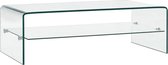 Salontafel helder 98x45x31 cm gehard glas