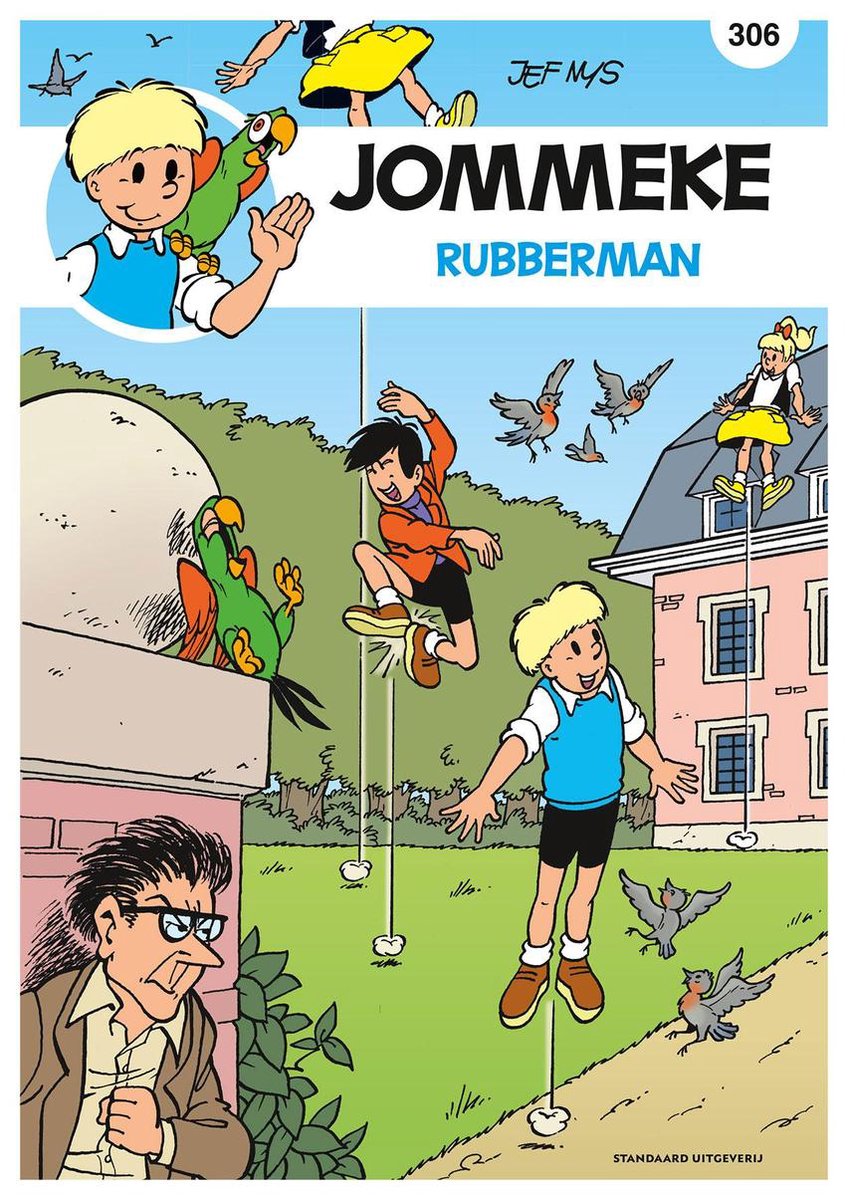 Jommeke Strip - Nieuwe Look 306 - Rubberman, Philippe Delzenne | 9789462107960 | Boeken | Bol.Com