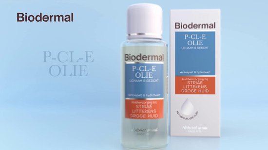 Biodermal P-CL-E Olie - 75ml - Huidverzorging voor Striae, littekens huid |