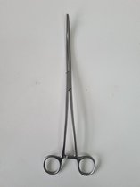 Belux Surgical / gynaecologische tang Tampontang Bozemann s-vormig 26cm RVS /Model: S- Vormig