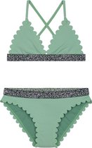 Shiwi Triangel bikini set scallope triangle bikini - dusty pistache green - 116