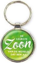 Miko - Sleutelhanger - Leukste zoon - Rond