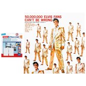 Muziek kalender 2022 Elvis Presley platenhoes Gold Records 30 cm incl. 2 zelfklevende ophanghaken - Maandkalenders/jaarkalenders