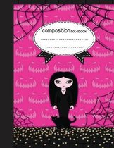 Composition Notebook, 8.5 x 11, 110 pages: Cute Halloween