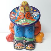 Koektrommel Pancho Fairtrade Mexico met sombrero als deksel versie-03