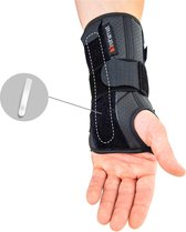 Reh4Classic - Polsbrace met uitneembare spalk - Maat (polsomtrek): M: 15.5 - 17 cm