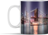 Mok - New York - Brooklyn Bridge - Zonsondergang - 350 ml - Beker