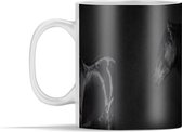 Mok - Paard - Zwart - Portret - 350 ml - Beker