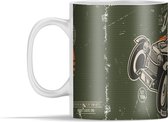 Mok - Vintage - Oldtimer - Auto - 350 ml - Beker