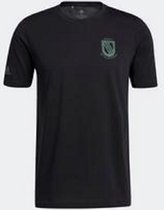 Adidas Champion T-Shirt Heren Golf Zwart  - Maat S