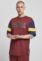 Starter Heren Tshirt -M- Starter Throwback Bordeaux rood