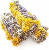 Yerba Santa, Statice Sinuata & Verbascum Smudge Stick - 12cm - 20/30gr