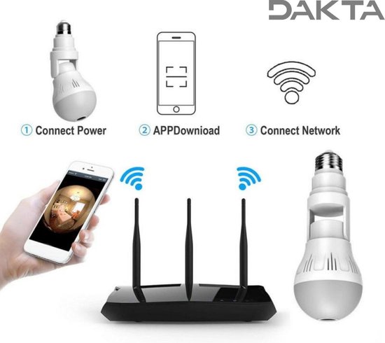 Agunto IP Beveiligingscamera - Incl. SD-Kaart - 1080P WIFI Smart Camera Babyfoon Slimme Camera