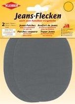 KLEIBER jeans opstrijkpatronen ovaal, 130 x 100 mm, grijs