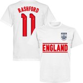 Engeland Rashford 11 Team T-Shirt - Wit - Kinderen - 116