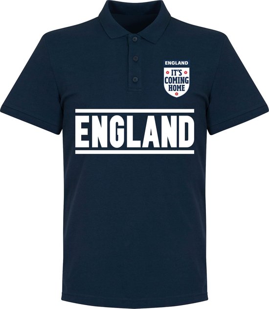 Engeland It's Coming Home Team Polo - Navy - L