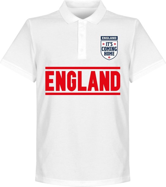 Engeland It's Coming Home Team Polo  - Wit