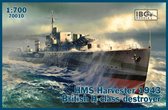 1:700 IBG Models 70010 HMS Harvester 1943 British H-class destroyer ship Plastic kit