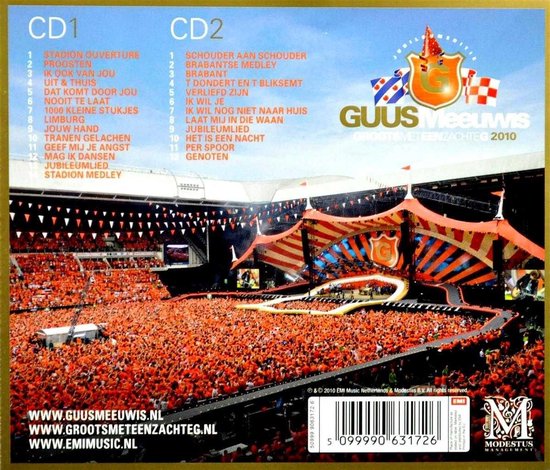 Groots Met Een Zachte G - Guus Meeuwis concertreeks - 2010 | bol