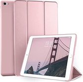 Apple iPad Air 1 / Air 2 / iPad 2017 / iPad 2018 Ultraslanke Hoesje Tri-Fold Cover Case - Rose Goud