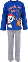 Nickelodeon - Paw Patrol - jongens - pyjama - 100% Jersey katoen - Peek a Booh - blauw/grijs - maat 110