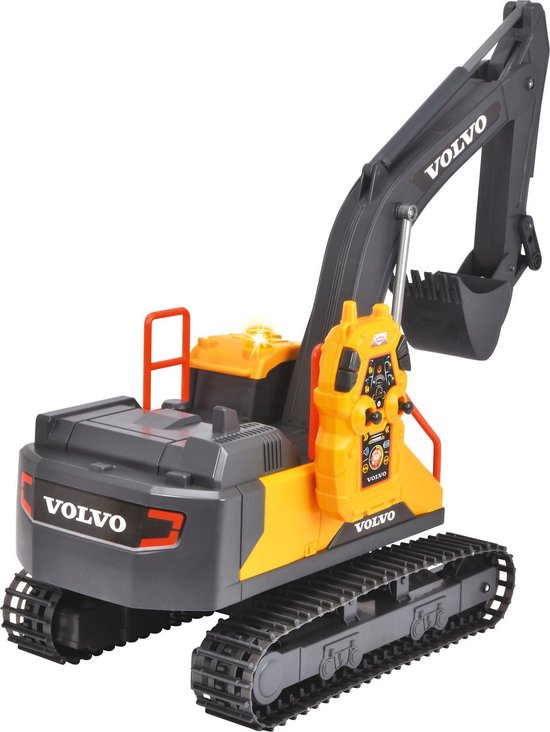 Dickie Toys RC Volvo Graafmachine - Vanaf 3 jaar - Licht en geluid - Bestuurbaar