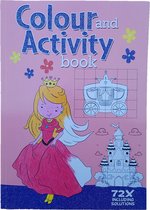 Activiteiten & Kleurboek +/- 72 pagina's "Prinses"