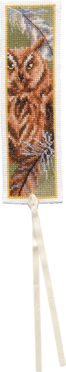 Vervaco - Bladwijzer kit - Uilen met pluimen set van 2 - PN-0187973 - Borduren - Borduurpakket - Borduurpakket volwassenen - Borduurpakket kind — afbeelding 8