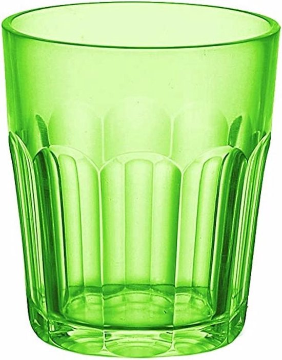 Guzzini Bicchiere Piccolo Happy Hour, Blu Mediterraneo, 8 x h9 cm : Guzzini Lab