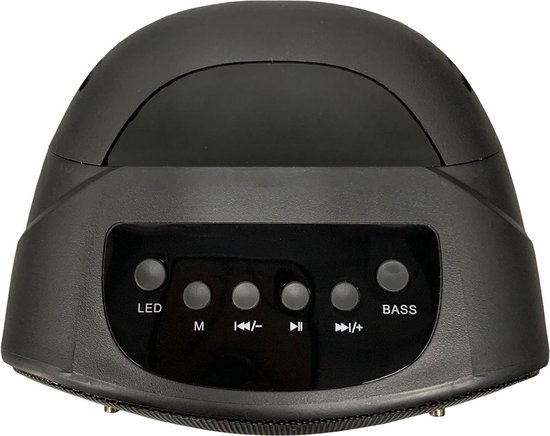 N-GEAR LGP 4 Studio - Draadloze Bluetooth Party Speaker - Karaoke Set - 1 Microfoon - Discoverlichting van N-GEAR — afbeelding 3