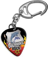 Plectrum sleutelhanger Dolphins Rock!