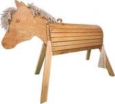 Houten Paard 80 Cm Geglazuurd