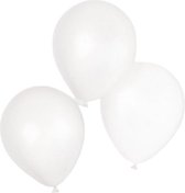 ballonnen 20,3 cm latex wit 10 stuks