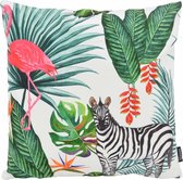 Tropical Animals Kussenhoes | Katoen/Polyester | 45 x 45 cm