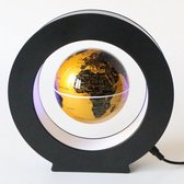 afecto| LED Globe Lighting Magnetic - Globe flottant - Lampe de table - Siècle des Lumières' ambiance - Lampe de nuit - Wereldkaart en lévitation - Utilisation à la maison ou au bureau - Lampe ronde - 220V