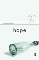 Boekomslag met de titel 'hope' en een glazen fles met een briefje erin.