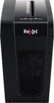 Rexel Secure X10-SL Stille Papierversnipperaar P-5 Micro - Versnippert 6 Vellen - Voor Thuiskantoor - Zwart