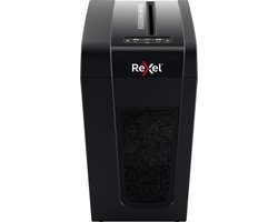 Rexel Secure X10-SL Stille Papierversnipperaar P-4 Micro - Versnippert 6 Vellen - Voor Thuiskantoor - Zwart