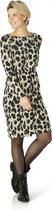 ES&SY Zisa Jurk - Beige/Multi-Colour - maat 38