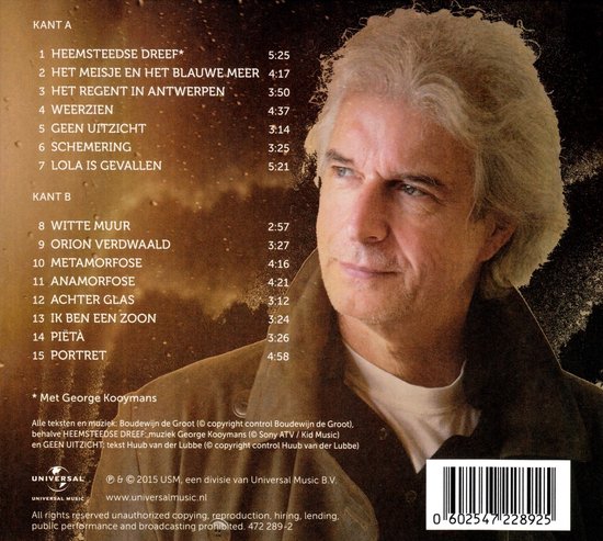 Boudewijn De Groot - Achter Glas (CD)