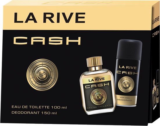 La Rive - Set Cash Men - Geschenkset - Eau de toilette 100 ml + Deodorant 150 ml - La Rive