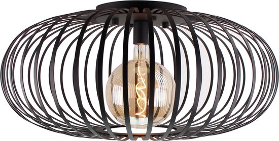 Chericoni Curvato Plafondlamp - 1 lichts - Ø75cm - E27 - Zwart