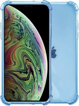 Smartphonica iPhone Xs Max transparant siliconen hoesje - Blauw / Back Cover geschikt voor Apple iPhone Xs Max