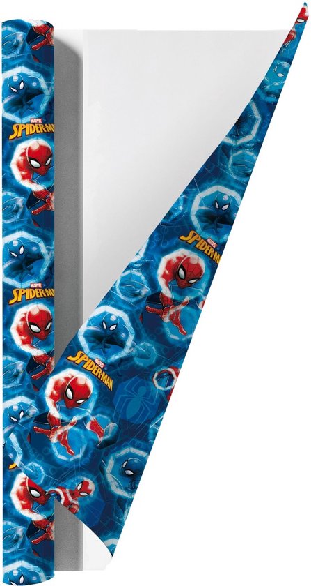 Spiderman wise kaftpapier voor schoolboeken - 200 x 70 cm - 3 rollen
