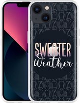iPhone 13 Hoesje Sweater Weather - Designed by Cazy