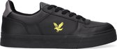 Lyle & Scott Mcmahon Lage sneakers - Leren Sneaker - Heren - Zwart - Maat 43