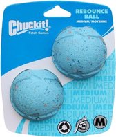 Chuckit Rebounce - Speelbal voor honden - Biologisch en Gerecycled - Ultiem Speelplezier - 2 Stuks